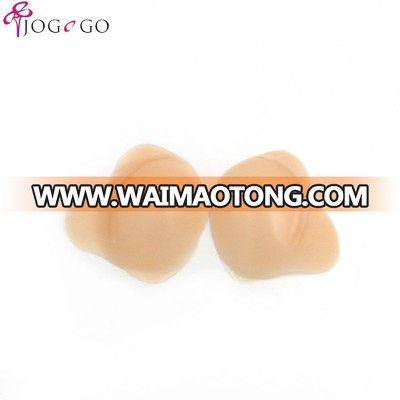 Two Piece Under Wire Adhesive Backless Invisible Strapless Silicone Bra