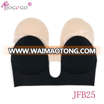 Hot Popular Seamless Bra Push up Strapless Silicone Invisible Bra