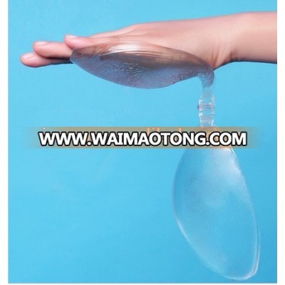 summer swimming bra stick on transparent silicone bra