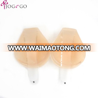 Women Plus Size B-H Size Waterproof Invisible Adhesive Breast Lift Up Silicone Bra